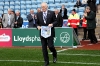 31 Roy Barry & Sky Blue pennant on pitch